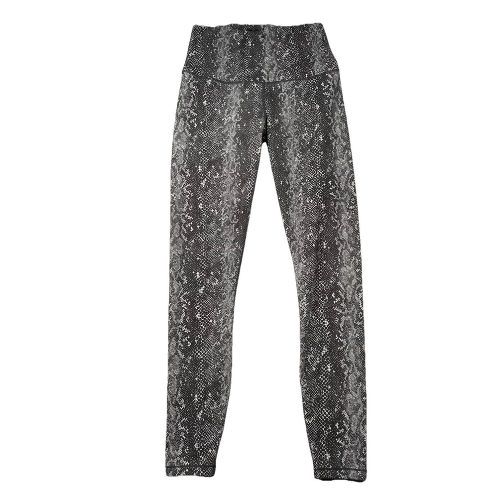 Varley Leggings Womens Sm Animal Print *SCENT* Workout Gym Stretch Ankle Snake